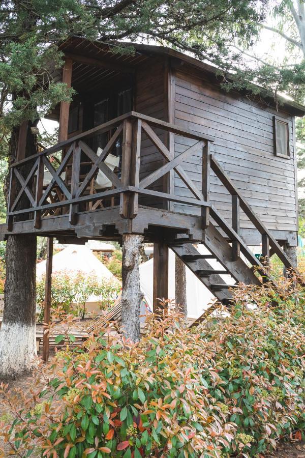 Готель Nisi Glamping Паралія-Рахон Екстер'єр фото
